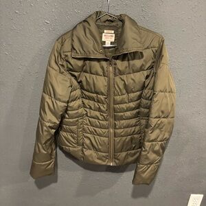 Mossimo Supply Co. Women's Khaki Puffer Coat